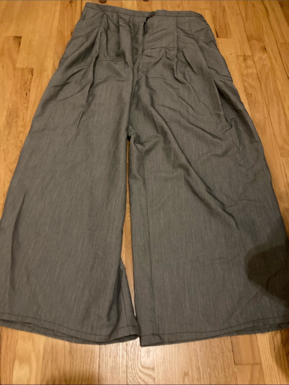wild fable Wide-Leg Gray Trousers